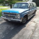 1987 Chevrolet R10 Suburban SUV Blue RWD Automatic Carry All