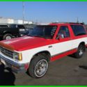 1987 Chevrolet S-10 Blazer Used 2.8L V6 12V Automatic NO RESERVE