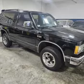 1987 Chevrolet S10 Blazer SUV Black S10