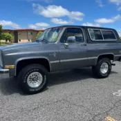 1987 CHEVY BLAZER K-5 LOW MILEAGE 90K 350 AUTOMATIC TRANS VERY WELL CARED BLAZER