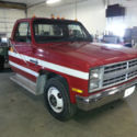 1987 Chevy C3500 Ex firetruck w/11,372 miles military 2 1/2 ton steel flat bed