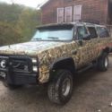 1987 chevy suburban 4x4,lifted and camouflage wrapped