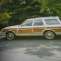 1987 CHRYSLER TOWN AND COUNTRY STATIONWAGON WHITE TURBO
