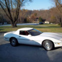 1987 Corvette Covertible (18,786 original miles) Red Leather interior