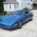 1987 Corvette Metallic Blue Hatchback Coupe 5.7L L98 4+3 Manual Transmission
