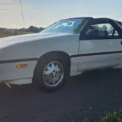 1987 Dodge Daytona Hatchback White PACIFICA