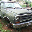 1987 Dodge Ramcharger, 360ci V8, 93k mi, 4WD, running good when parked in 2006