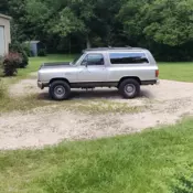 1987 Dodge Ramcharger SUV Grey AW-100