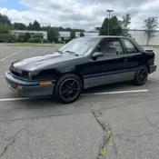 1987 Dodge Shadow Hatchback Black Shelby csx turbo