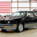 1987 Dodge Shadow Shelby CSX 68126 Miles Black Coupe 2.2L Turbocharged I4 5-Spee