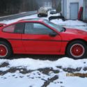 1987 FIERO GT 2.8 5 SPEED RED