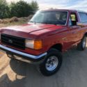 1987 ford bronco custom 351 v8  bfg tires