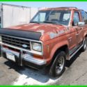 1987  Ford Bronco II XLT 4WD 5-Speed Manual 6 Cylinder NO RESERVED