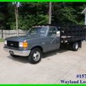 1987 Ford F-350 7.5L V8 4-Speed Manual 2WD Gray Tommy Gate 1 Owner