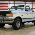 1987 Ford F150 XLT Lariat 17626 Miles Blue/White Pickup Truck 5.8L V8 Automatic