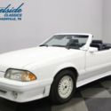 1987 Ford Mustang ASC McLaren 38406 Miles White  5.0 Liter V8 4 Speed Automatic