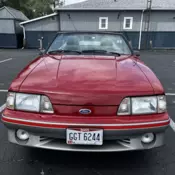 1987 Ford Mustang Convertible Red GT