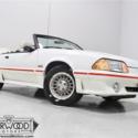 1987 Ford Mustang GT 26601 Miles Oxford White Convertible 8 Cylinder Engine 5.0L