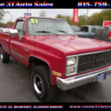1987 GMC SIERA 4X4 - VERY CLEAN - LOW RESERVE