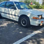 1987 Honda Accord Hatchback White LXI