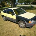 1987 Honda CRX DX with JDM ZC and 4 wheel Integra suspension and brake swap