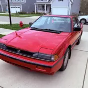 1987 Honda Prelude Coupe Red 2.0SI