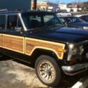 1987 Jeep Grand Wagoneer - Black with Burgundy leather