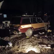 1987 Jeep Wagoneer Red 4WD Automatic