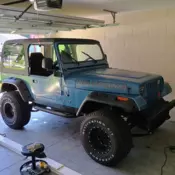 1987 Jeep Wrangler Blue