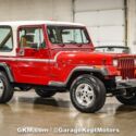 1987 Jeep Wrangler  Red Jeep 4.2L I6 52665 Miles