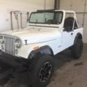 1987 Jeep Wrangler Restored Into CJ front end.
