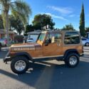 1987 Jeep Wrangler SUV Orange 4WD Manual SPORT