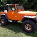 1987 Jeep Wrangler SUV Orange 4WD Manual