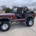 1987 Jeep Wrangler SUV Red 4WD Manual LAREDO