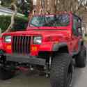 1987 Jeep Wrangler SUV Red 4WD Manual