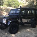 1987 LANDROVER DEFENDER 110 Diesel Right Hand steering Black.