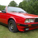 1987 Maserati BiTurbo Spyder Red with Tan Excellent Condition