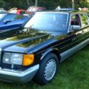 1987 Mercedes 560SEL Show Car Black Maroon Leather SPOTLESS Rare w126 560 Power