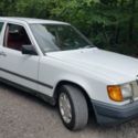 1987 Mercedes Benz 300D Arctic White 4dr Burgundy Interior 301k miles Runs Great
