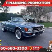 1987 Mercedes-Benz 560 Convertible Soft top also hard  TOP super clean