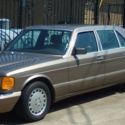 1987 Mercedes Benz 560 SEL Gold w/ Choc. NO RESERVE