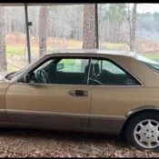 1987 Mercedes-Benz 560SEC Coupe Yellow SEC