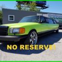 1987 MERCEDES BENZ 560SEL W126 STRETCH LIMOUSINE FLORIDA NO RESERVE!