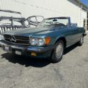 1987 Mercedes Benz 560SL 79233 Miles Teal Roadster
