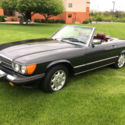 1987 Mercedes Benz 560SL Black Pearl with Red Interior Original Survivor Car!