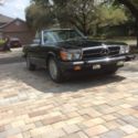 1987 MERCEDES BENZ 560SL, BLK/BLK, LIKE NEW