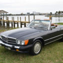 1987 Mercedes Benz 560SL Jan/87 Production Only 27k Miles Pearl Black Metallic
