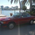 1987 Mercedes-Benz 560SL  Two Owner Florida Beauty Red Over Cream Beige No Rips