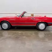 1987 Mercedes-Benz SL-Class Signal Red Convertible 5.6L V8 28,739 Mil