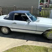 1987 Mercedes-Benz SL-Class White SL
